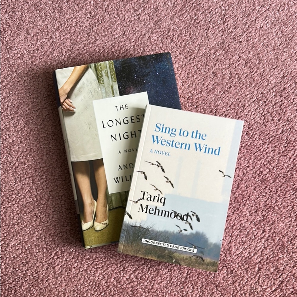 Set of Two Novels with Elegant Covers